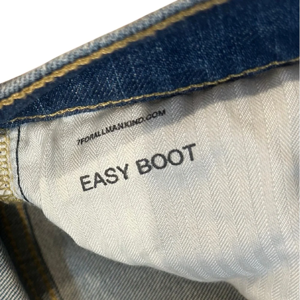 7 For All Mankind High Rise Easy Boot Cut Jeans | Garden Party | NWOT | Size 27